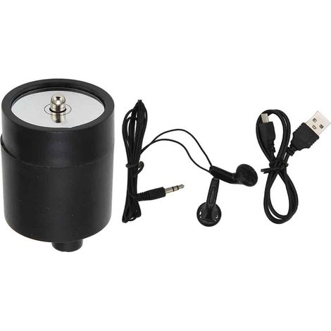 Microphone Paroi - Détecteur d'Écoute Amplifié pour Fuites sur Tubes et Canalisations - Compatible Béton Acier Bois Verre - 200 mAh (1/5)