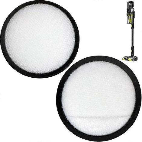 Lot de 2 filtres de rechange pour aspirateur à main sans fil Ryobi PBLSV719K/PBLSV719B/PBLSV718K 18V ONE+HP (1/5)