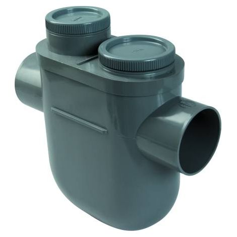Sifón monobloque Nicoll YDT D100mm FF para encolado
