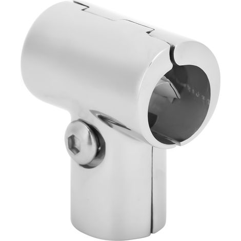 Raccord en T inox 3 voies pour tuyaux de bateau 22mm/0.9in connecteur de tube (1/5)