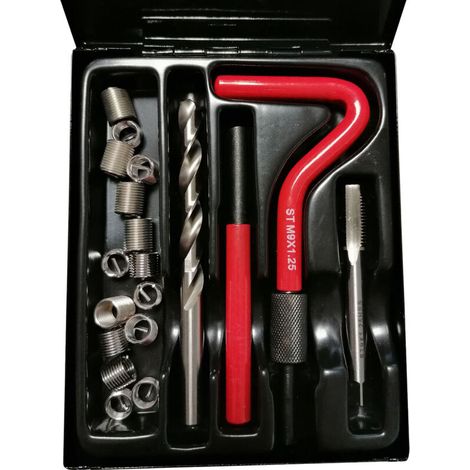 Kit de roscas insertadas m 9 x 125 tipo helicoil