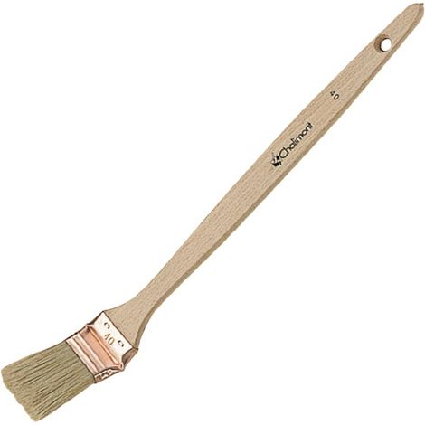 Sylex Brosse Coudée – Fibres Soies et Manche Bois Ponçé - 35 mm Conditionnement: N40