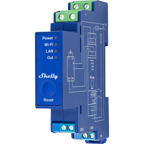 SHELLY Dimmer Pro 0/1-10V PM, WLAN, BT, LAN (1/3)