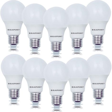 Ampoule LED E27 – Classique A60 – Éclairages pour Pièces – 12W – Remplacement de 86W – Dépolie – Blanc Naturel 4000K – 1260 lumens – Lampe Économe en Énergie et en Coûts – Lot de 10 (1/5)