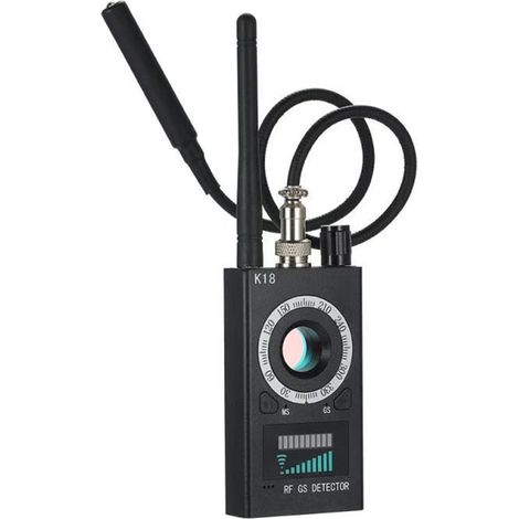 Détecteur GPS, caméra cachée de Signal RF, balayeuse de bogues de Surveillance, brouilleur Anti-espion avec prise Audio US