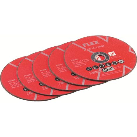 Flex Gewebetrennscheiben M-CD 76/1 Inox VE5 für LBE 76 12-EC / 18-EC