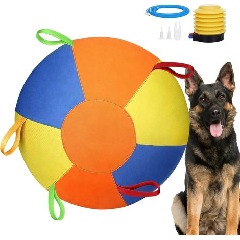 Ballon Géant Pour Chiens, 25/55 Cm, Jouet Gonflable Pour Grands Chiens, Balle De Berger, Jouet D'exercice Interactif Et Apaisant Pour Petits, Moyens Et Grands À Mâchoires Puissantes, Pour L'ext