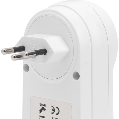 Intelligenter LCD-Stecker für Stromzähler, Wattzahlmesser, Voltmeter-Amperemeter, 230V-250V, inklusive Batterie. (1/5)