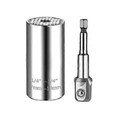 Clés à douille universelles, outil à main multifonction, douille universelle, petite et portable utilisée dans l’industrie automobile, à domicile, dans la fabrication (7-19 mm)