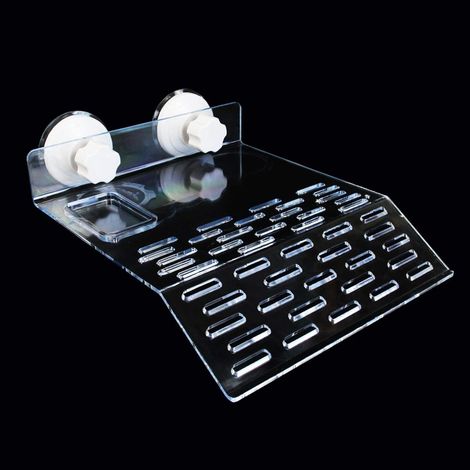 Plate-forme de Bronzage pour Tortue avec Ventouses Rampe Flottante en Acrylique pour Reptiles Aquarium Doc de Basking pour Tortues Terrestres et Aquatiques (1/5)