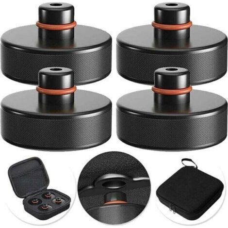 supports de levage compatibles avec les Tesla Model 3/S/X/Y, 4 chandelles Tesla avec 1 boîte de rangement, accessoires de levage pour véhicules Tesla (1/4)