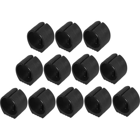 Patins de protection noirs en plastique PP pour pieds de chaise (1/5)
