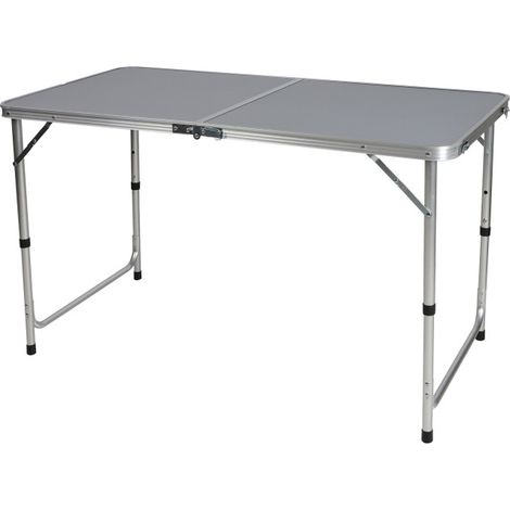 Table de Camping Pliante 120x60 Aluminium- Format Valise Transportable - Livraison gratuite