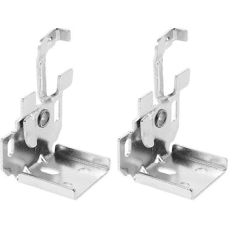2 supports de fixation pour stores romains - Accessoires et pièces détachées pour stores - Installation facile sur rail de store enrouleur (1/4)