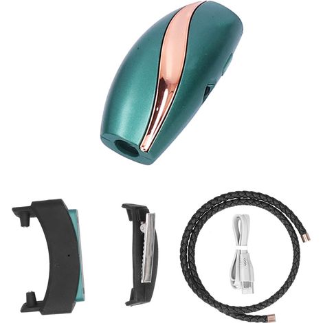 Ortviai Purificateur d’Air Portatif à Ions Négatifs avec Charge Magnétique USB, Vert – 8 Mio/cm³, 15 h d’autonomie (1/5)