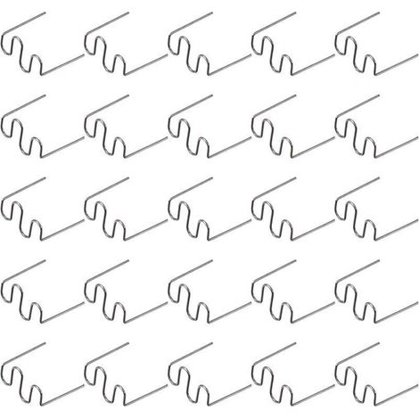 500 Pcs Baguettes de Soudage Agrafe Chaude Réparation Machine en Plastique Soudage Agrafeuse Chaude Voiture Auto Pare-Chocs Réparation Pré Coupe Vague Agrafes 0.6 Mm