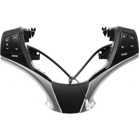 Interruptor de control de audio 84250-0D120 84250-0D120-E0 Volante multifuncional compatible con Toyota Yaris 2013-2016 10 teclas (1/5)
