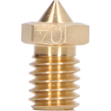 Lot de 5 buses d'impression 3D V6 CHT, extrudeur haute performance, compatible filament 1,75 mm PLA, pièces détachées, diamètre 0,4 mm. (1/5)