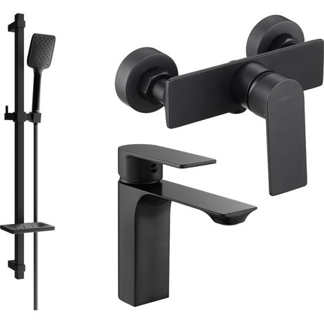 Mexen Alexa DQ62 Brausegarnitur, Schwarz - 71204DQ62-70 (1/4)