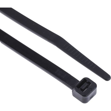 Serre-câble RS PRO Noir en Nylon 66, 160mm x 4,8 mm ( Prix pour Sachet de 100 ) (1/4)