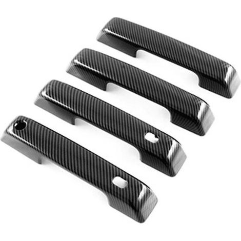Cache-poignées de porte extérieur aspect fibre de carbone pour Smart 2021 2022 2023 (1/5)