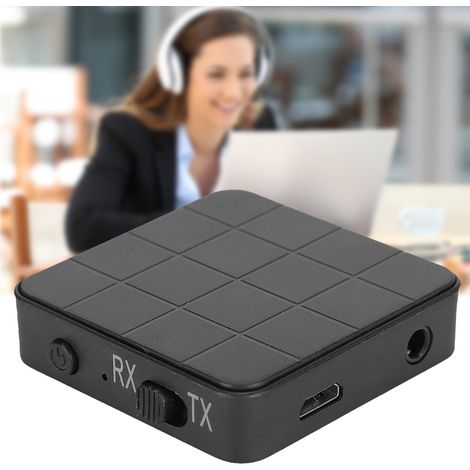 Émetteur-récepteur audio Bluetooth 5.0 portable 2 en 1, adaptateur sans fil 3.5 mm pour voiture et maison (1/5)
