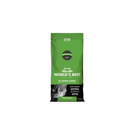 Worlds Best Cat Litter 28lb Original Unscented (12.7kg) - 736248