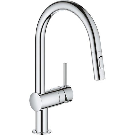 Küchenarmatur Grohe 30438000 hoher Auslauf ergonomischer Griff