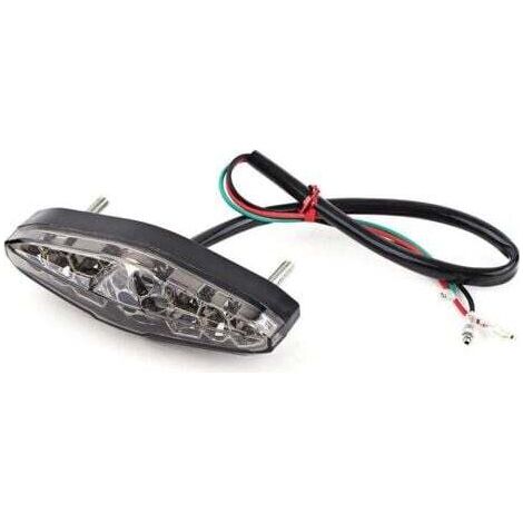 450r 2004 rear brake light, Derbi Senda rear light, 12V 15 LED motorcycle brake light, motorcycle running brake stop rear light universal replacement for motorcycle