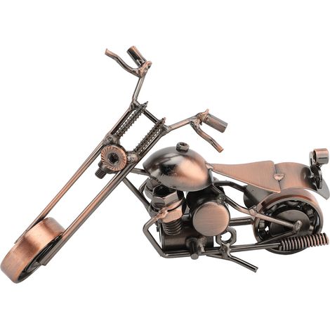 Iron Motorcycle Model Vintage Motorcycle Table Figurine Decoration for Home and Office (1/5)