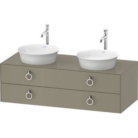 DURAVIT WT4993BH2H20010 WTU mural White Tulip, 2 compartiments, avec poignée