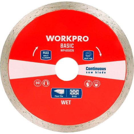 Disco de corte, diamante, diente continuo, basic, ø 115 x 22.2 x 7 mm