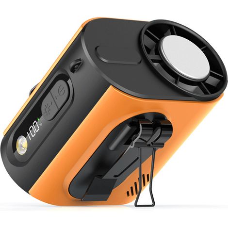 Nouveau ventilateur de taille rafraîchissant, clip de fixation portable pour l'extérieur avec mini-ventilateur de refroidissement à semi-conducteurs haute vitesse. (1/4)
