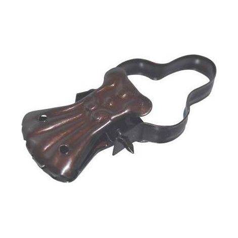 PINCE COULISSANTE MARRON POUR RIDEAU A.562 CF100 PZ