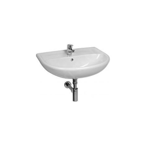 Jika Lyra plus - Lavabo 500x410mm mm, avec trop-plein, avec trou pour robinetterie, blanc H8143810001041 (1/2)