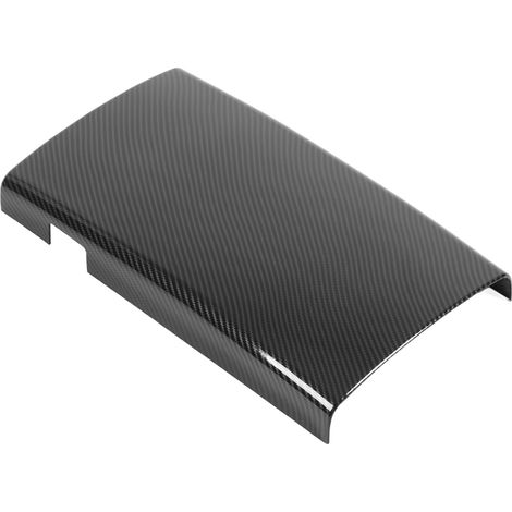 Couvercle d'accoudoir de console centrale style fibre de carbone - Accessoire intérieur de remplacement pour Mercedes-Benz Classe S W221 2008-2012 (1/5)