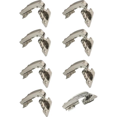 95 Degré Crampons Charnière Ø 35 mm sans Amortisseur pour Porte Charnières pour Portes Placard Meuble Cuisine (1/5)