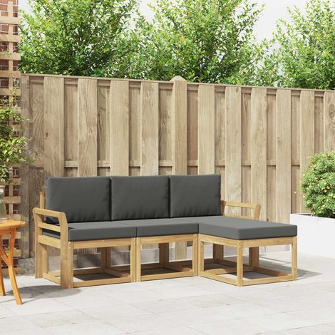 vidaXL Outdoor-Sofagarnitur 4 pcs (1/5)