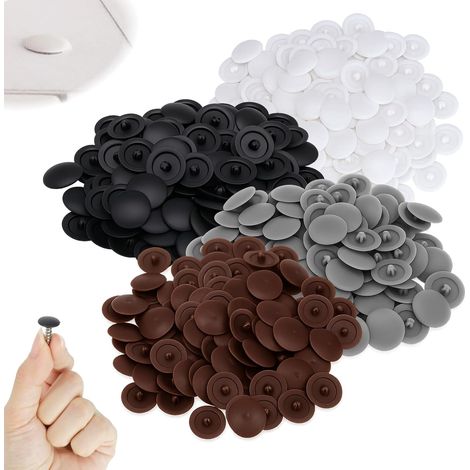 400 Pièces Capuchons en Plastique pour Vis Cruciformes, Accessoires de Réparation et Bricolage pour Meubles, Caches Décoratifs de Vis (1/5)