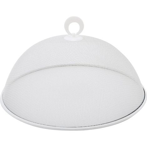 1 Cloche De Protection Alimentaire En Métal, Diamètre 28 Cm, Maille Fine, Poignée Ergonomique, Pour Intérieur Et Extérieur