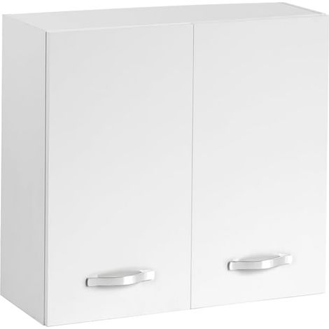 MOBILE PENSILE PER CUCINE COMPONIBILI L.80 x P.32 x H.72. - 2 ante - col. bianco - LINEA AZZURRA