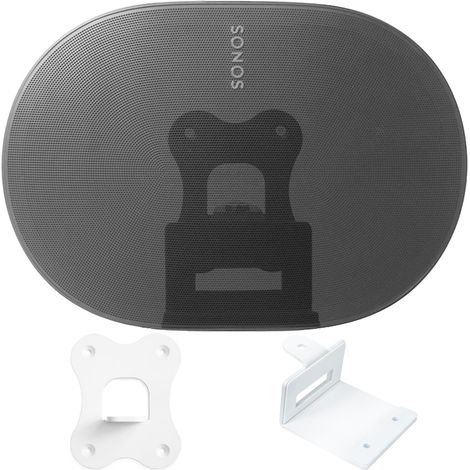 Sonos Era 300 Wandhalterung mit integriertem Kabelmanagement, Zubehör für Smart-Home-Lautsprecher (Weiß, Gelb), 1 Stück (1/5)