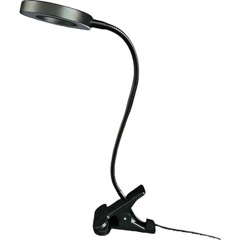 Lampe de bureau, [3 modes de couleur et 10 niveaux de luminosité] Lampe de lecture LED avec pince, bras flexible en silicone, idéale pour les enfants qui lisent au lit la nuit (1/5)