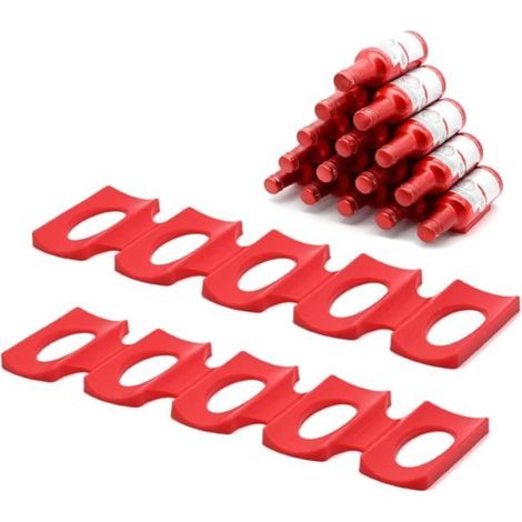 Porte Bouteille Frigo, en Silicone Antidérapant Tapis Rangement Frigo Organisateur en Pliable - Peut Contenir Un Maximum (1/4)