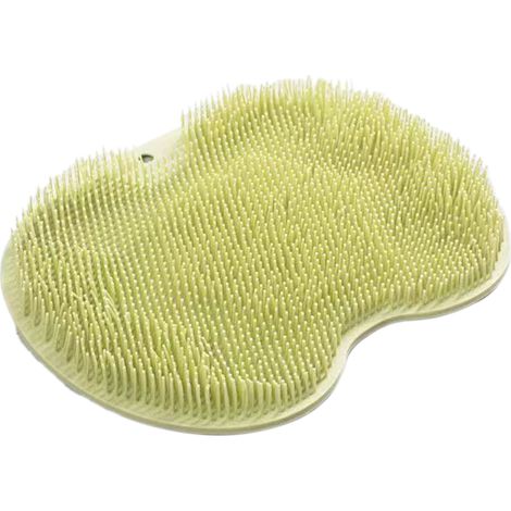 Silikon-Fuß- und Körpermassage- und Reinigungsmatte mit Saugnäpfen – 100 weiche Borsten, 30 x 23 cm, 5 Farben, ergonomisches Design (1/5)