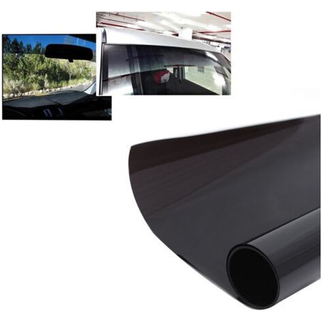 QORVA- Film de fenêtre de voiture pare-brise Protection solaire teinte blocage UV 150x20cm