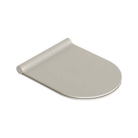 Sedile coprivaso in termoindurente Soft-Close per vaso Zero, cemento satinato 5SCSTPCS (1/2)