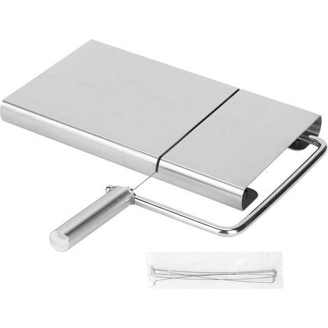 Coupe-fromage, jambon et beurre en acier inoxydable avec fil de coupe - Accessoire de cuisine (1/5)
