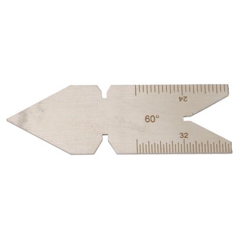 1 pièces outil de coupe de tour de filetage de jauge de queue de poisson centrale en acier inoxydable(1) (1/5)