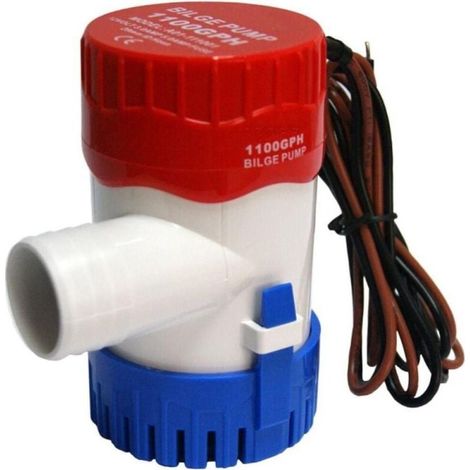 Pompe de cale entièrement submersible 1 100 gal/h, 12 V, pour bateaux de pêche, yachts, camping-cars ou bateaux de plaisance. (1/3)